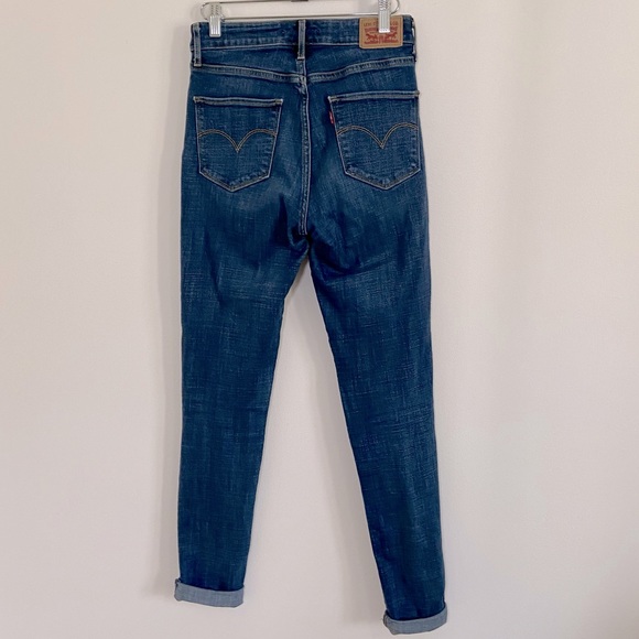 Levi's 721 High Rise Skinny Jeans Size 27 - Picture 3 of 7